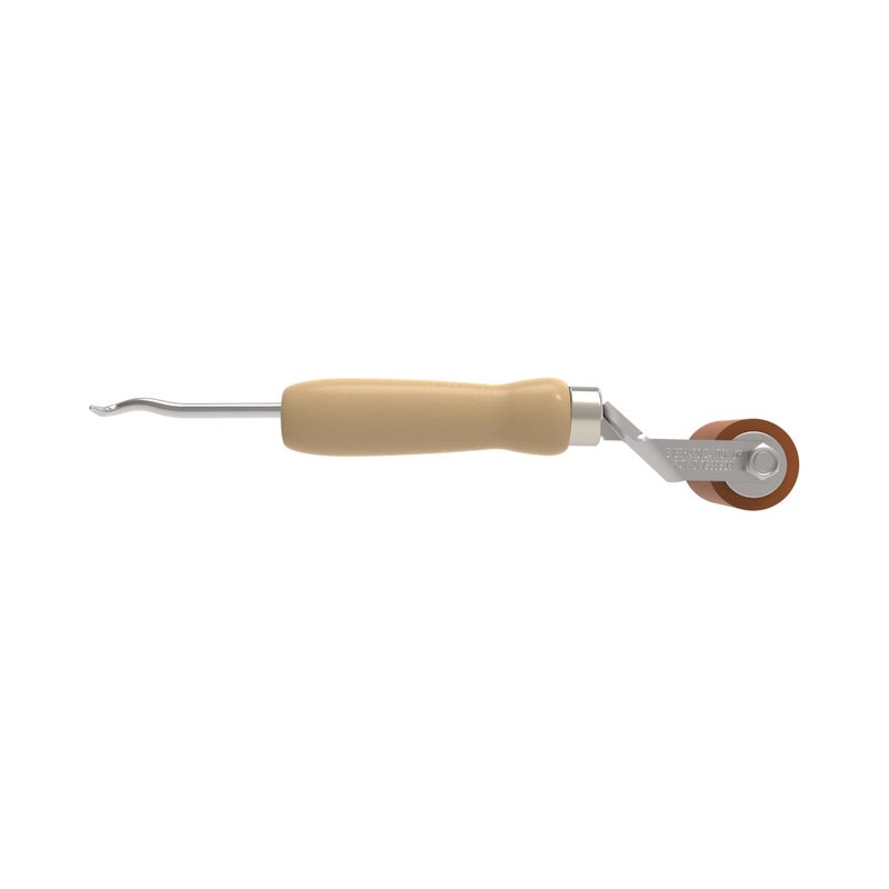 Everhard Roll-N-ChekÂ® Seam Roller with Probe Wood Handle MR05018 - Image 4